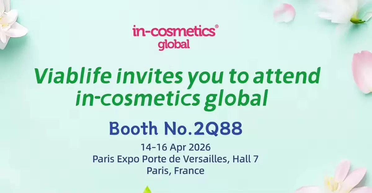 Viablife ขอเชิญท่านเข้าร่วมงาน in-cosmetics Global 2026