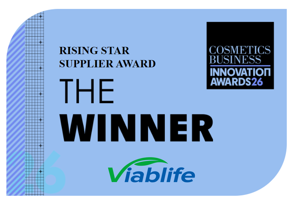 ผลิตภัณฑ์ไนอะซินาไมด์ที่ผลิตจากวัตถุดิบชีวภาพ 100% (BioNia™) ของ Viablife คว้ารางวัลนวัตกรรมธุรกิจเครื่องสำอางอันทรงเกียรติ! ผลิตภัณฑ์ไนอะซินาไมด์ที่ผลิตจากวัตถุดิบชีวภาพ 100% (BioNia™) ของ Viablife คว้ารางวัลนวัตกรรมธุรกิจเครื่องสำอางอันทรงเกียรติ!